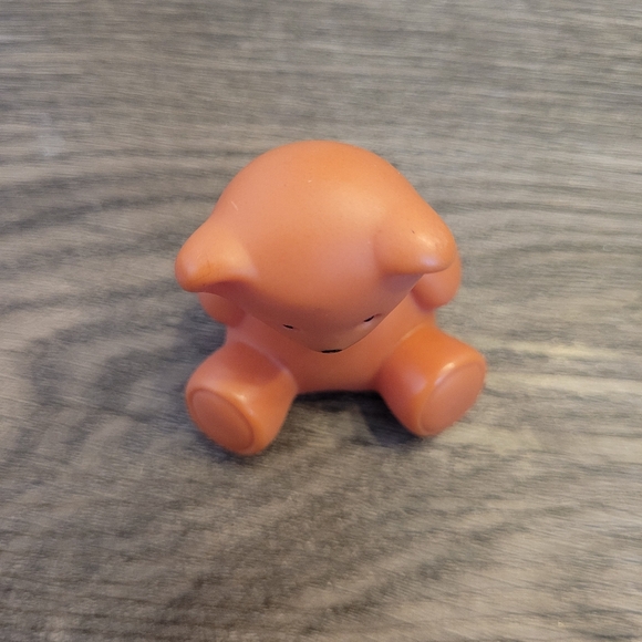 LITTLE TIKES Dollhouse-Sized Brown Teddy Bear Baby Nursery Toy Miniature 2.5” - Picture 5 of 5